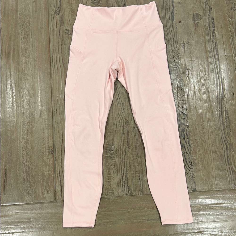 Fabletics Light Pink Kids Leggings